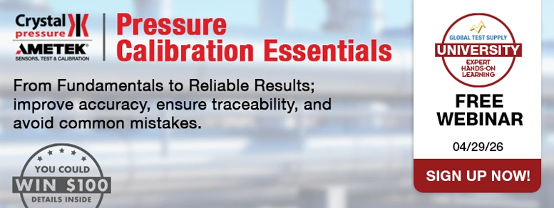 GTS University Ametek free webinar ad