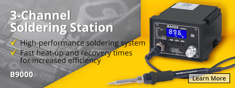 Baker Instruments 3-Channel Soldering Station B9000