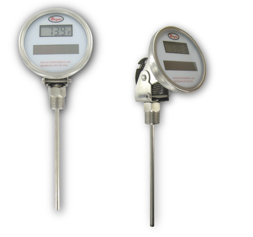 Image of Dwyer DBT Series Digital Solar-Powered Bimetal Thermometers