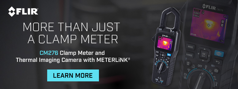 CM276 Clamp Meter and Thermal Imaging Camera with METERLiNK®