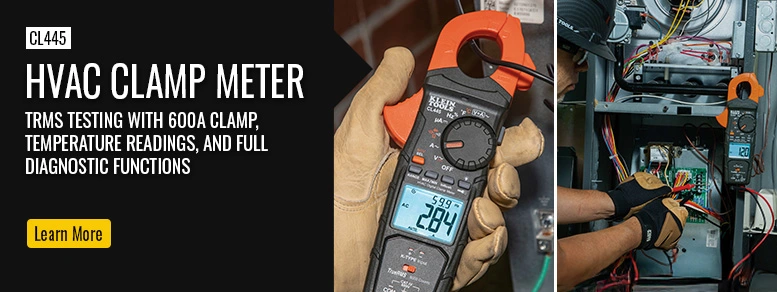 Image of the Klein Tools CL445 HVAC Clamp Meter