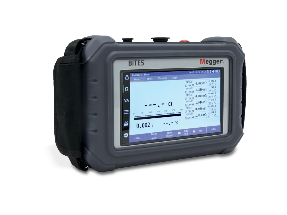 Image of the Megger BITE5-ADV Advanced Battery Tester