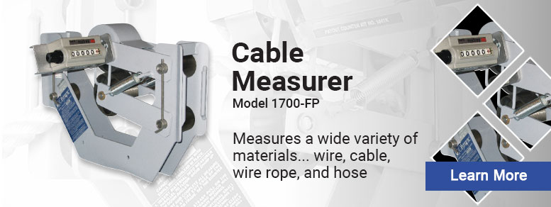 Olympic 1700-F-PO Cable Measurer with Feet Counter and Payout Reel