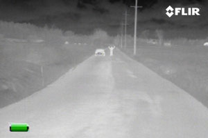 FLIR Scout II 320 Thermal Night Vision Monocular at 100 Yards Distance