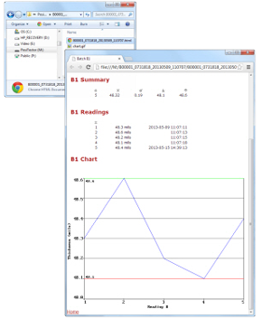 simple interface to retrieve data like USB flash drives