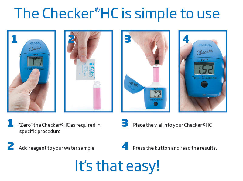 Hanna HI711 Total Chlorine Checker HC
