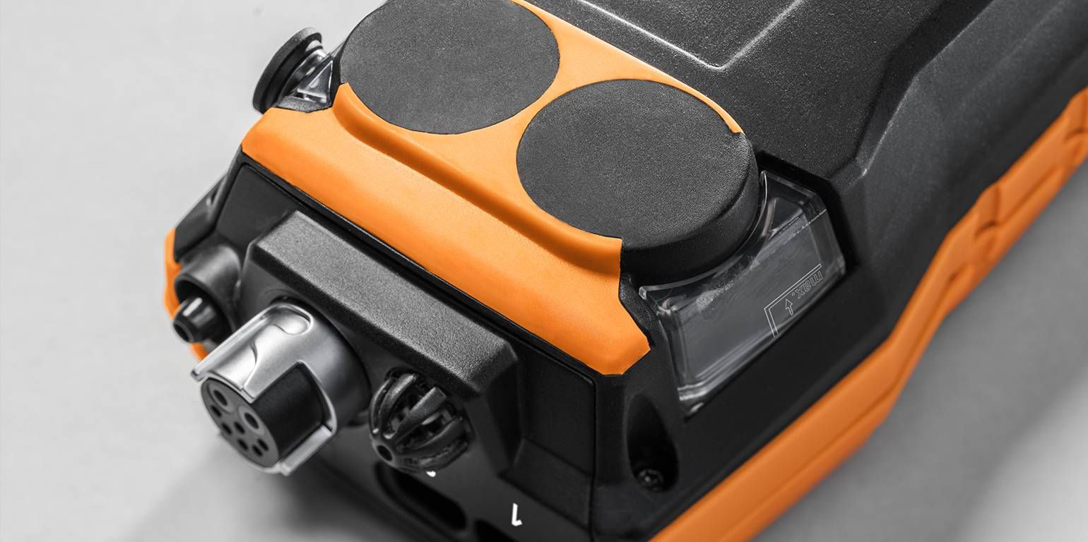 Testo 300 combustion analyzer magnetic mount rubber coating