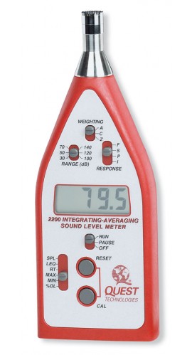 3M (Formerly Quest) 2200-10 Integrating Sound Level Meter-