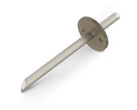 Accuenergy AcuPRE-XX-004 Total Pressure Tip, straight type, ABS, 60° opening, 0.15 x 0.25 x 3.05" (4 x 6.55 x 77.5 mm)-