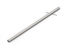 Accuenergy AcuPRE-XX-006 Static Pressure Tip, straight type, 304SS, 0° opening, 0.23 x 7.87" (6 x 200 mm)-