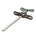 ACI A Series Platinum Duct without box RTD Temperature Sensor, 1000 &amp;Omega; 2-wire, 8&amp;quot; probe-