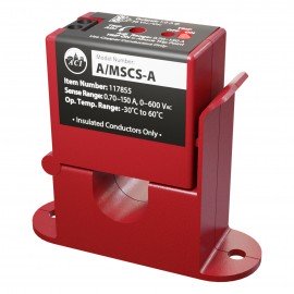 ACI A Series Miniature Adjustable Current Switch, 0.70 to 150 A, split core-