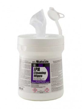 ACL Staticide 7600 IPA Cleaning Wipes, 100 wipes-
