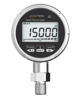 Additel ADT601EX-50-GP15K-PSI-M ADT601EX, Digital Pressure Test Gauge, ATEX Certified Intrinsically Safe, 0.5%FS, 0 to 15000 psi, gauge pressure, M20X1.5 M-