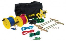 AEMC 2135.37 Ground Test Kit for 4-Point Testing, 500 ft-