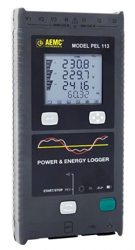 AEMC PEL 113 Power and Energy Logger without BK sensors-