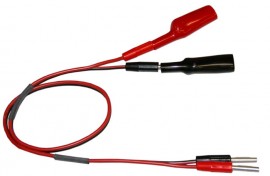 AEMC 5000.39 Replacement Banana Plugs for the AEMC CA7027, Colour Coded, 2mm-