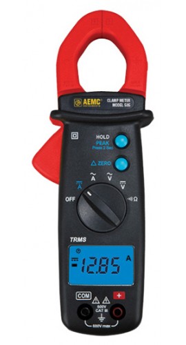 AEMC 505 Clamp-On Meter with 1.18&quot;  jaw opening, 400 A, 600 V-