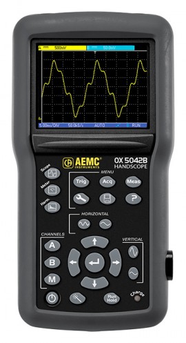 AEMC OX5042B-CK Portable 3-in-1 Oscilloscope, 2 Channel, 40 MHz-