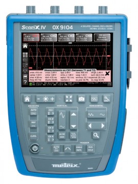 AEMC OX9104 Portable Oscilloscope, 4-channel, 100 MHz-