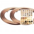 AGS BLFA-8K-2 NiCopp Tubing and Fitting Assortment, 3/16&amp;quot;, two 25 ft coils-