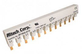 Altech 2P16UL3/12 Two-Phase Busbar, 12 pins-