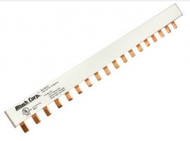 Altech 3P25U3H/24 Three-Phase Universal Busbar, &amp;frac12; spacing, 24-pole-