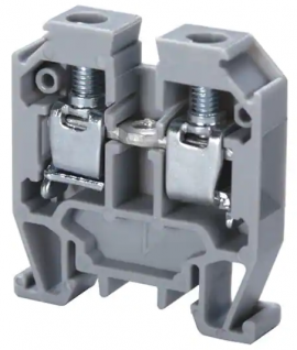 Altech CMT4 Mini Feed-Through Terminal Block for 0.6&amp;quot; DIN rail-