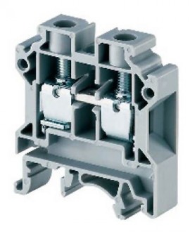 Altech CTS10U DIN Screw Terminal Block, feed-thru, 0.4&amp;quot;-