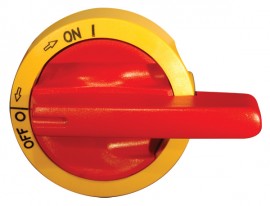 Altech LK11 Y/R U Door Interlock Handle, IP67, yellow-red