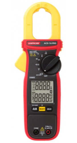 Amprobe ACD-14-PRO Dual Display Clamp Meter, TRMS, 600V-