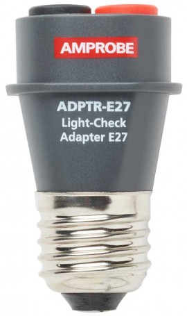 Amprobe ADPTR-E27 Light-Check Adapter, 2.8 x 1.6 x 1.2&amp;quot;-