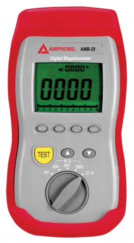 Amprobe AMB 25 Digital Megohmmeter Insulation Resistance Tester-