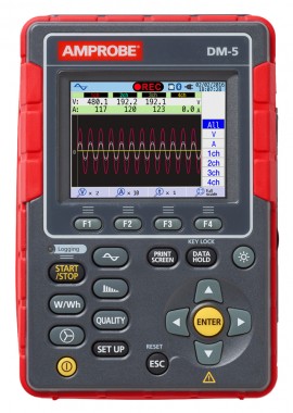 Amprobe DM-5 Power Quality Analyzer-