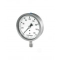 Ashcroft 1008 Pressure Gauge, 0 to 100 psi, 4&amp;quot; dial, &amp;frac14;&amp;quot; NPT male lower, SS housing-