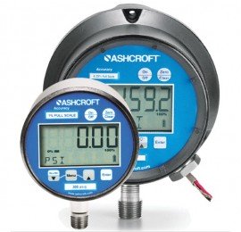 Ashcroft 2074, 2174 &amp; 2274 SD Series Battery Powered Digital Pressure Gauge-