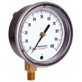 Ashcroft 1490 Pressure Gauge, 0/10 &amp;quot;H&lt;sub&gt;2&lt;/sub&gt;O, 2.5&amp;quot; dial, &amp;frac14;&amp;quot; NPT male lower, black, glass filled polysulfone-