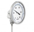 Ashcroft 30EI60E0250/250F Bimetal Thermometer, 2.5&quot; Stem, 0 to 250&amp;deg;F-