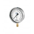 Ashcroft 1009 Pressure Gauge, 0 to 100 psi, 3.5&amp;quot; dial, &amp;frac14;&amp;quot; NPT male lower, SS housing-