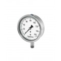 Ashcroft 1009 Pressure Gauge, 0 to 100 psi, 3.5&amp;quot; dial, &amp;frac12; NPT male lower, SS housing-