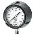 Ashcroft 1259 Pressure Gauge, 30&amp;quot;HG/15PSI, 4.5&amp;quot; dial, &amp;frac12; NPT male lower, PBT polybutylene terephthalate-
