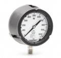 Ashcroft 1259 Pressure Gauge, 0 to 100 psi, 4.5&amp;quot; dial, &amp;frac12; NPT male lower, PBT polybutylene terephthalate-