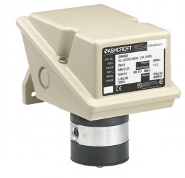 Ashcroft LDDN4GGB25 200#D LP-Series Differential Pressure Switch with NEMA 4X Enclosure, 2 Set Points, 200 psi-