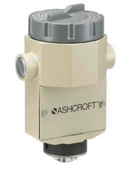 Ashcroft PPAN7HB25XC8 30IW PP-Series Pressure Switch with NEMA 7 Enclosure, Adjustable Deadband, 30 inH2O-