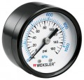 Weksler UA35B4L Dry Pressure Gauge, 0 to 60 psi and 4 bar (400 kPa), 3.5&amp;quot; dial size-