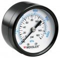 Weksler UA35G4L Dry Pressure Gauge, 0 to 600 psi and 42 bar (4200 kPa), 3.5\ dial size&quot;-