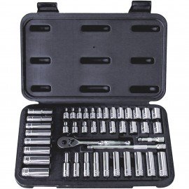 ATD Tools 1200 Socket Set, SAE/metric, 1/4" drive-