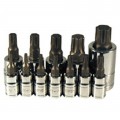 ATD Tools 13777 Bit Socket Set, star plus, 12-piece-