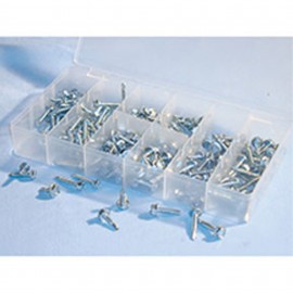 ATD Tools 349 Self-Drilling Screw Assortment, hex washer head, 200-piece-