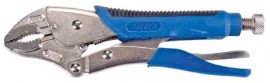 Aurora Tools TJZ093 Curved Jaw Locking Pliers with Wire Cutter, 10&quot;-